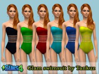 Glam swimsuit at Tankuz Sims4