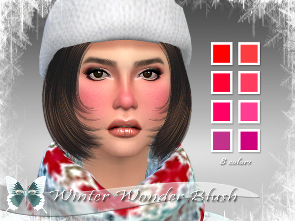 Sims 4 Winter Wonder Blush by Ms Blue at TSR