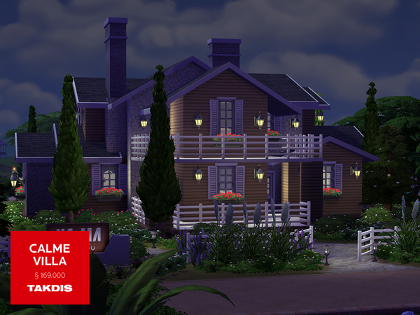 Sims 4 Calme Villa by Takdis at TSR