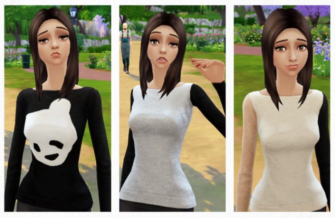 Sims 4 Panda Long Sleeves at Dani Paradise