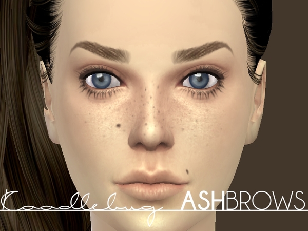 Sims 4 Ash Brows by koodlebug at TSR