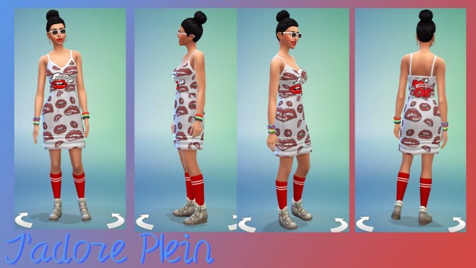 Sims 4 Jadore Plein S/S15 clothes at La Boutique de Jean