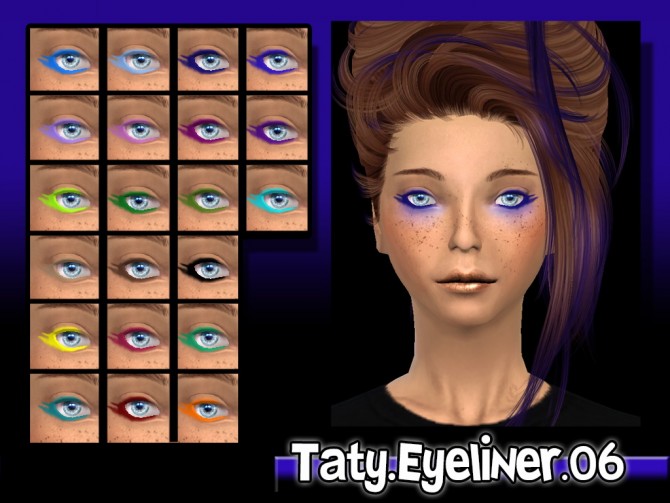 Sims 4 Eyeliner 06 at Taty – Eámanë Palantír