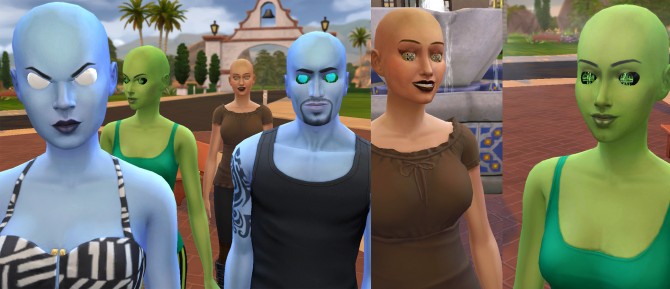 Sims 4 Cyborg Eyes by Esmeralda at Mod The Sims