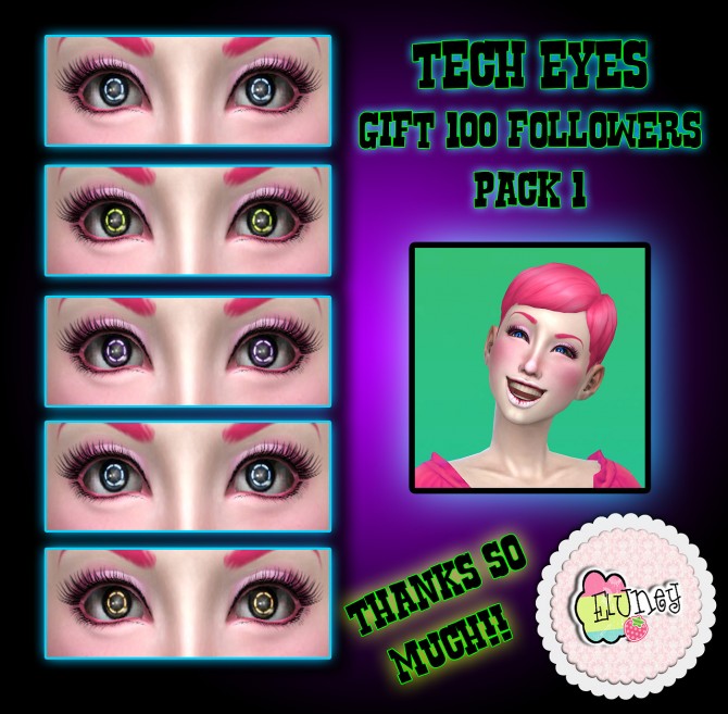 Sims 4 Tech eyes at Eluney Design