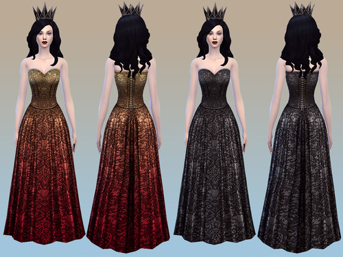 Sims 4 Crow’s Nest Dress at NotEgain