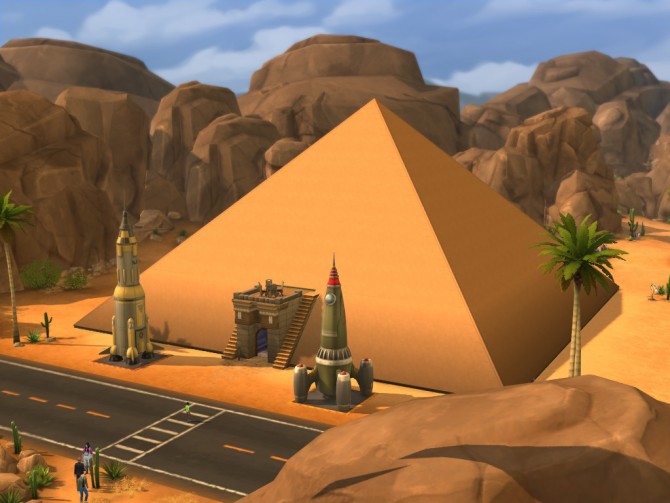 Sims 4 Pyra pyramid park by argonath at Mod The Sims