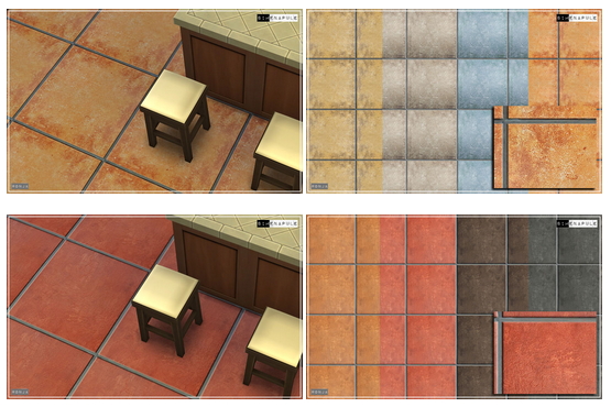 Sims 4 6 rustiv floors by Ronja at Simenapule