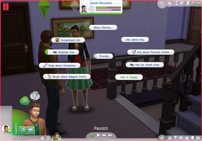Sims 4 Ask If Single is Friendly by Shimrod101 at Mod The Sims