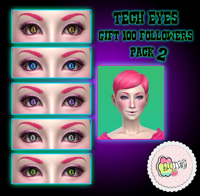 Sims 4 Tech eyes at Eluney Design