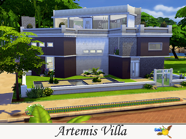 Sims 4 Artemis Villa by Evi at TSR