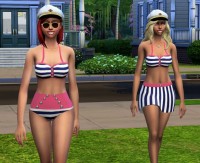 Marine swimsuit set by malicieuse75 at Mod The Sims