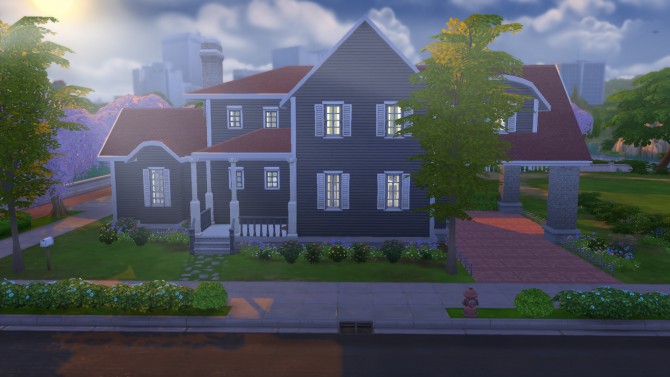 Sims 4 Americana house by RayanStar at Mod The Sims