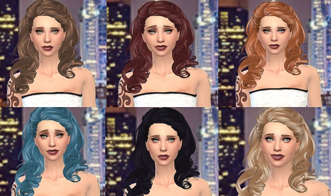 Sims 4 MARINA HAIR 3T4 conversion at Simstemptation