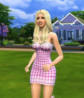 The vichy dress by malicieuse75 at Mod The Sims