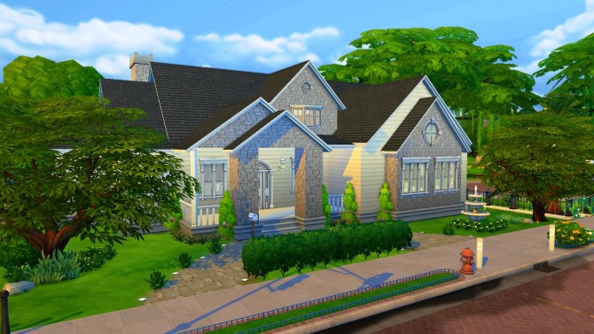 Sims 4 French House Lane 24 by bradybrad7 at Mod The Sims