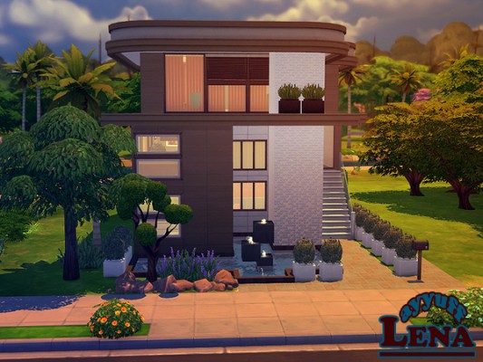 Lena House Furnished by ayyuff at TSR » Sims 4 Updates