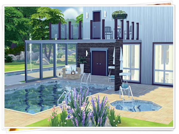 Sims 4 The Retreat house by Tacha75 at TSR