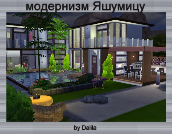 Sims 4 Modernism Yashumitsu at Architectural tricks from Dalila