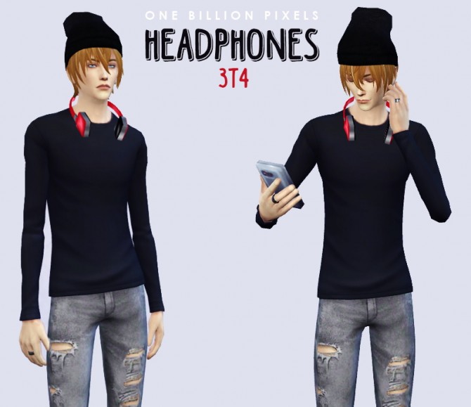 Sims 4 3T4 Headphones by NewOne at One Billion Pixels