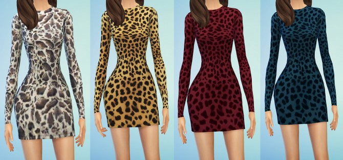 Sims 4 17 long sleeve dresses at Dani Paradise