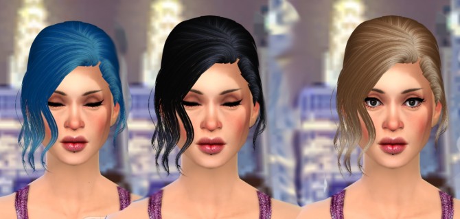 Sims 4 Alesso’s Spring hair 3T4 conversion at In a bad Romance