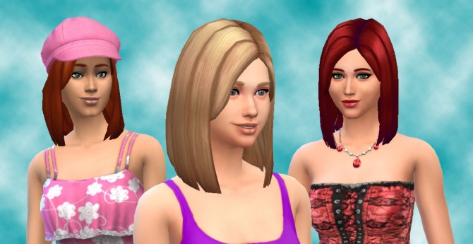 Medium Sideswept Hair By Kiara24 At Mod The Sims Sims 4 Updates