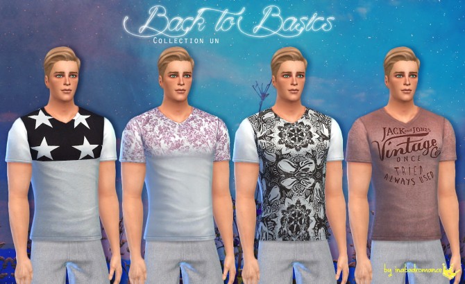 Back to Basics clothes collection at In a bad Romance » Sims 4 Updates