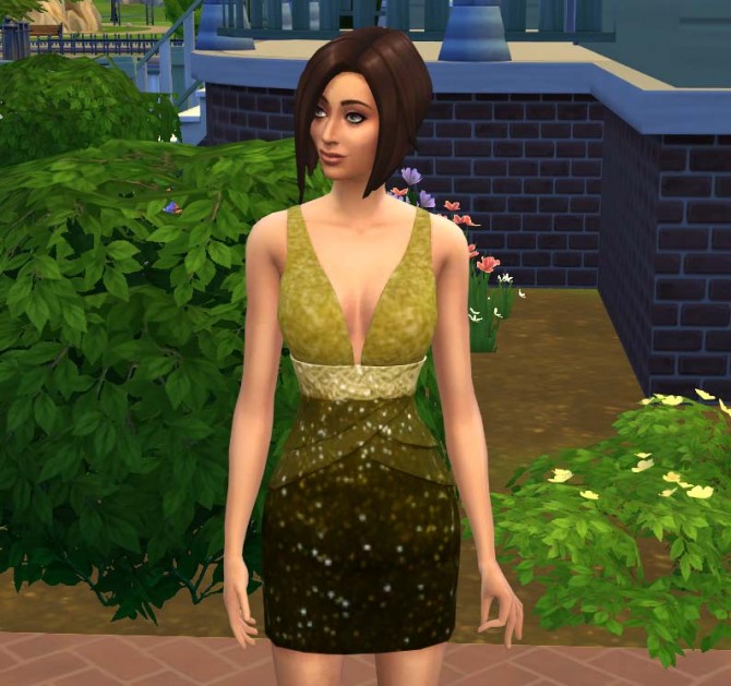 Sims 4 All That Glitters dress by scarletphoenix91 at Mod The Sims