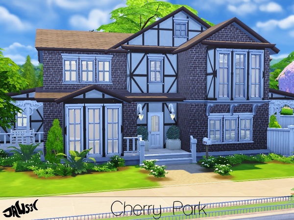 Sims 4 Cherry Park house by Jaws3 at TSR