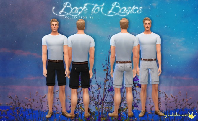 Sims 4 Back to Basics clothes collection at In a bad Romance