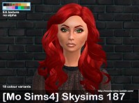 Skysims 187 3T4 hair conversion at Mocka Simblr
