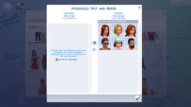 Sims 4 Guide to Splitting and Merging Households at The Sims™ News