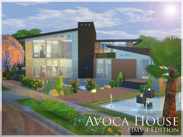 Sims 4 Avoca House by Aloleng at TSR