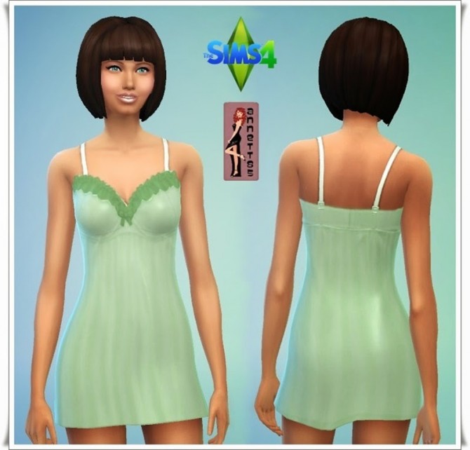 Sims 4 Moonlight Nightdress at Annett’s Sims 4 Welt