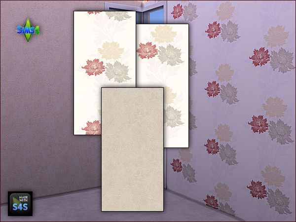 Sims 4 Floral wallpapers at Arte Della Vita