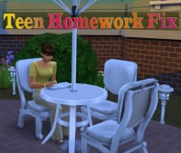 Teen Homework Fix by scumbumbo at Mod The Sims