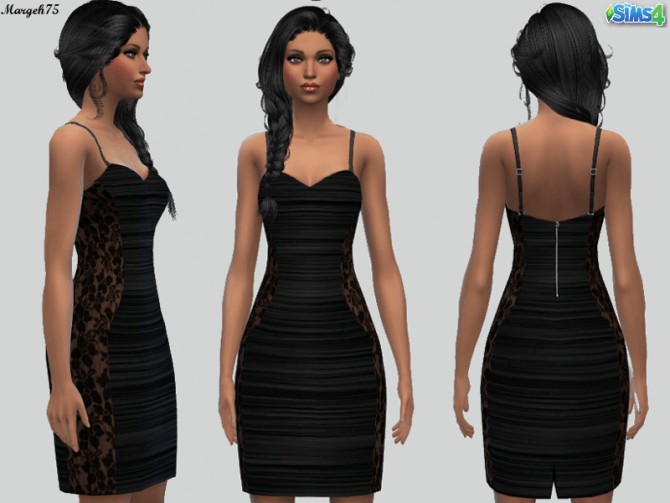 Sims 4 Marissa Dress by Margie at Sims Addictions
