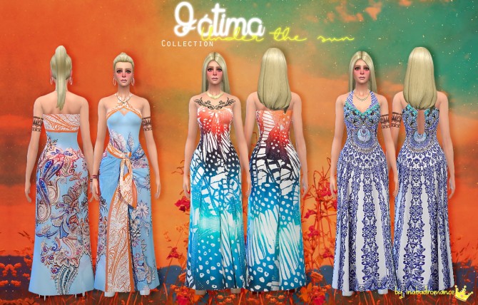 Sims 4 Fatima Clothes Collection at In a bad Romance