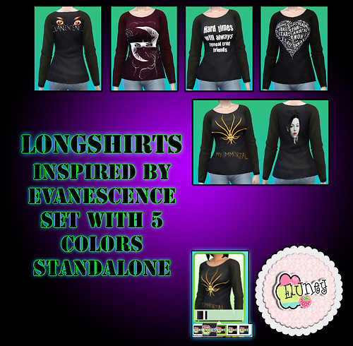 Sims 4 Longshirts at Eluney Design