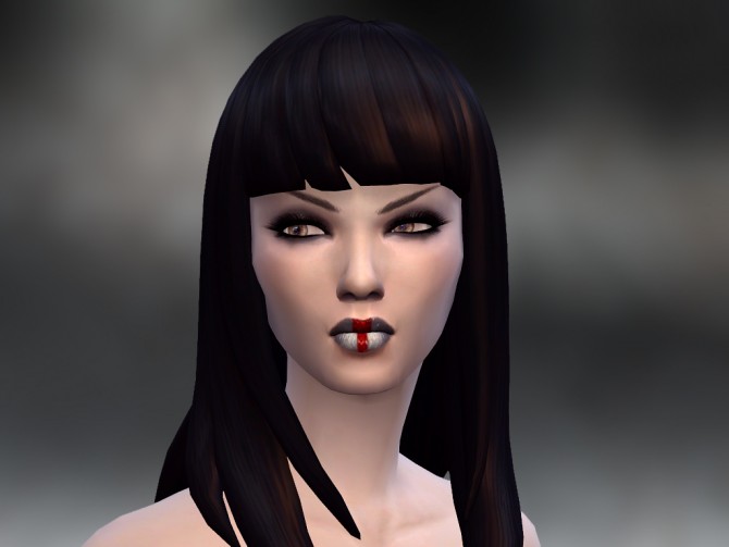 Sims 4 Despair Lipstick and Facepaint by Notegain at Mod The Sims