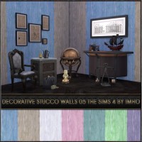 Decorative Stucco Walls 05 at IMHO Sims 4