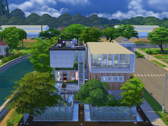 Sims 4 Suburban House Vinea by Vrain at Mod The Sims