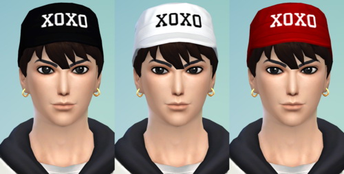 Sims 4 EXO related caps at Darkiie Sims4
