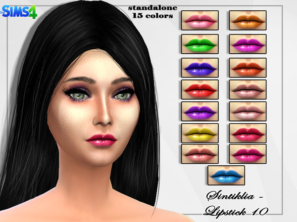 Sims 4 Lipstick 10 by Sintiklia at TSR