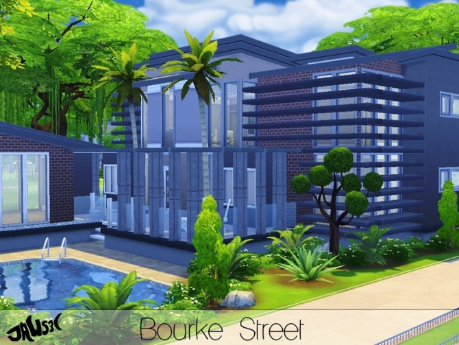 Sims 4 Bourke Street house by Jaws3 at TSR