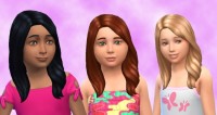 Long Wavy Subtle Part Hair for Girls by Kiara24 at Mod The Sims