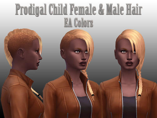 Sims 4 Prodigal Child Female & Male Hairs at NotEgain