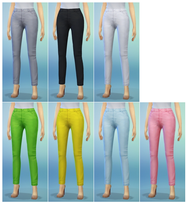 Sims 4 Basic jeans F at Rusty Nail
