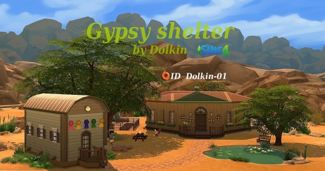 Sims 4 Gypsy shelter by Dolkin at ihelensims